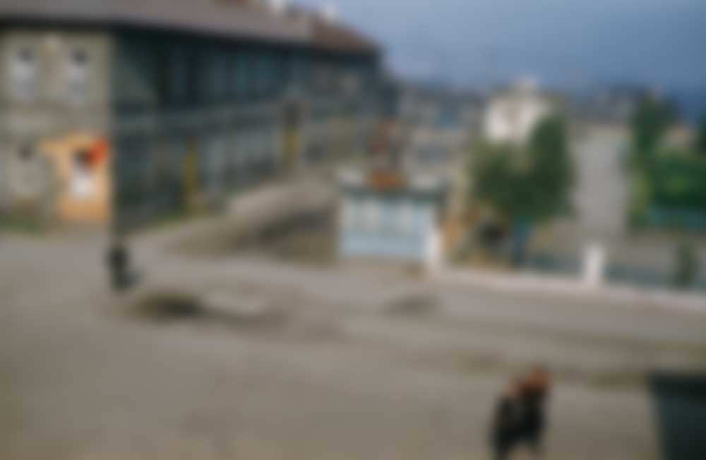 Overlooking a corner of Park Zhertv Intervensy, Murmansk.